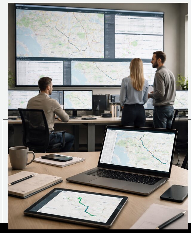 Трекинг грузов и Fleet Management, мониторинг автопарка в Анжере-Судженске