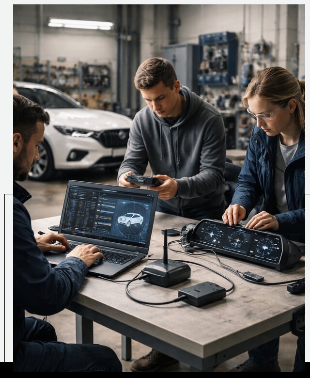 Разработка Connected Car и ПО для автопрома в Анжере-Судженске