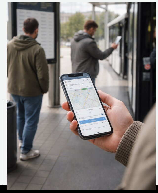 Мобильное приложение для пассажиров в Анжере-Судженске с оплатой и расписанием